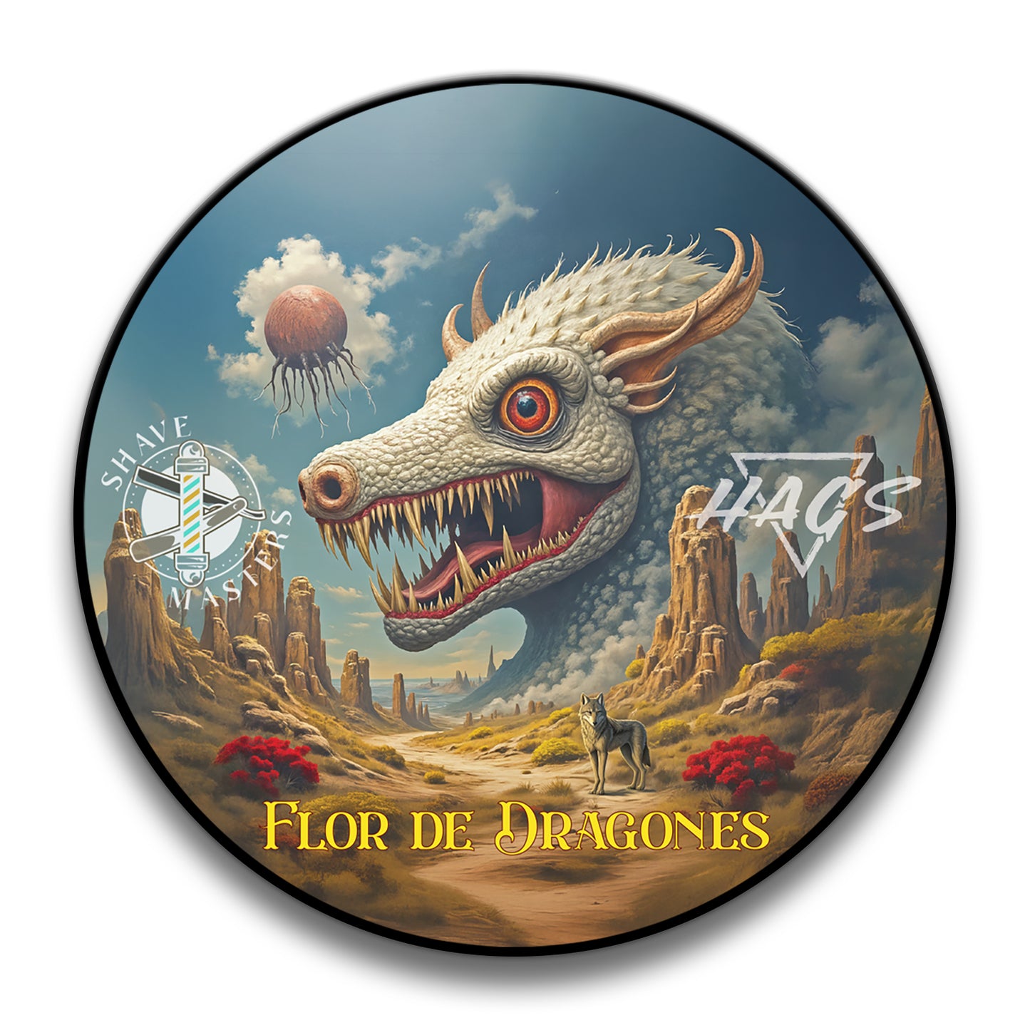 HAGS Shaving Soap - Flor de Dragones