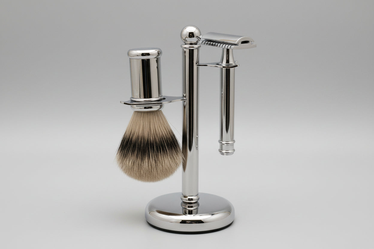 Rasierset Silber - Hobel