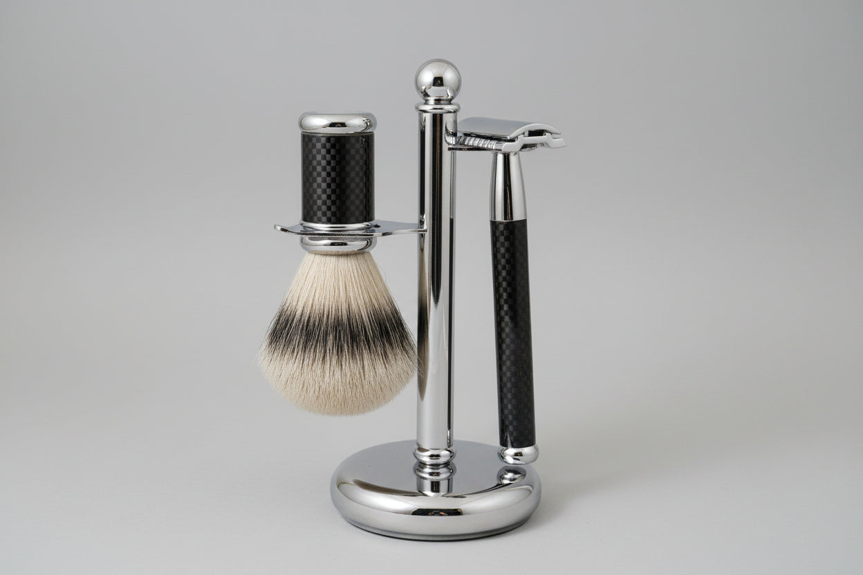 Rasierset Carbonlook - Hobel