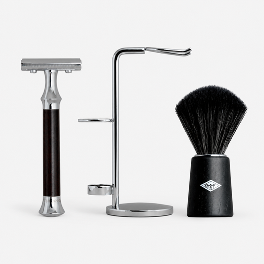 SIGNATURE SET – Ebony Safety Razor