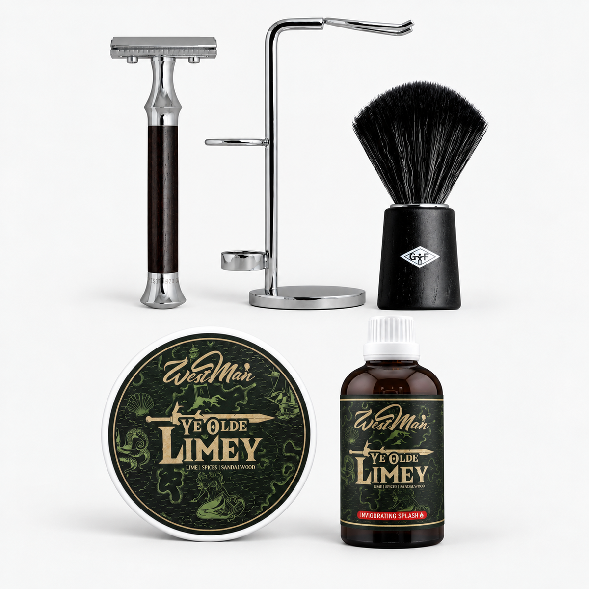 SIGNATURE SET PLUS – Rasierhobel Ebenholz + Westman
