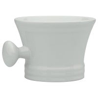 Shaving Bowl Ceramic White