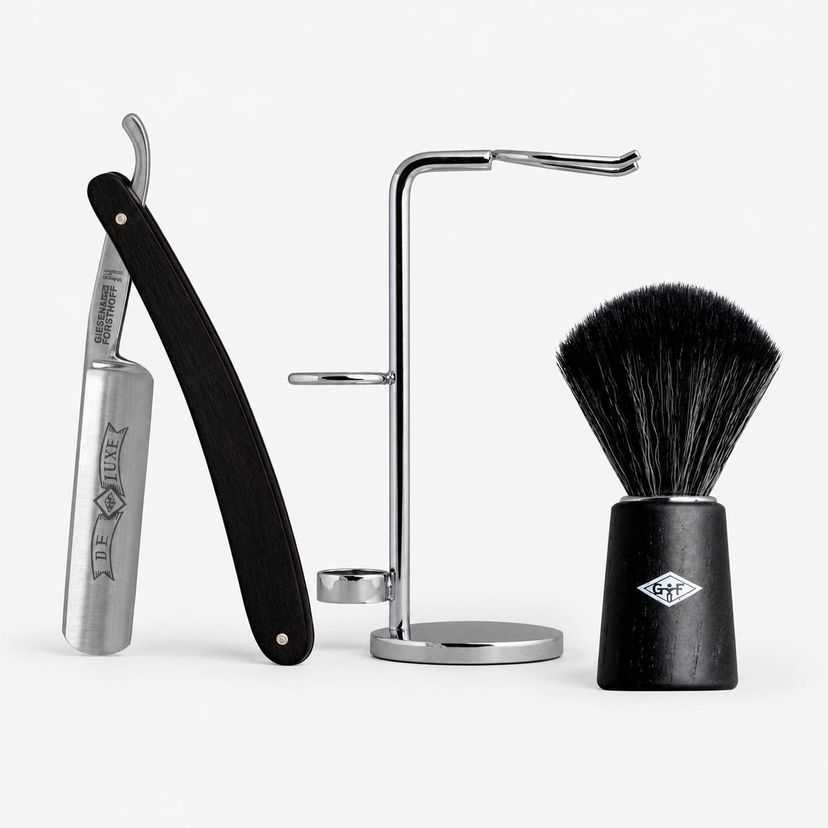 SIGNATURE SET – Rasiermesser Ebenholz