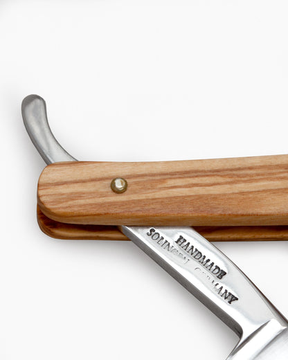 Giesen & Forsthoff Timor De Luxe Rasiermesser 5/8 – Olivenholz
