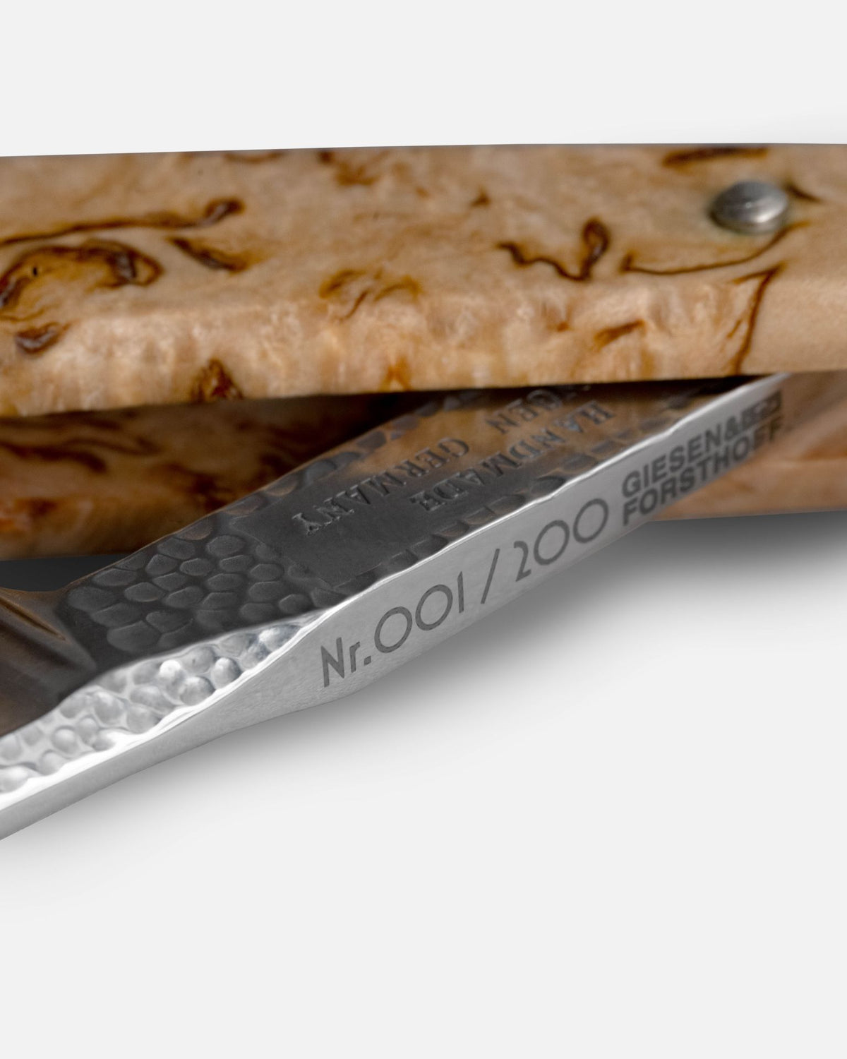 Giesen & Forsthoff Hammerschlag Limited Rasiermesser 5/8 – Maserbirke