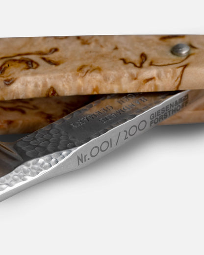 Giesen & Forsthoff Hammerschlag Limited Rasiermesser 5/8 – Maserbirke