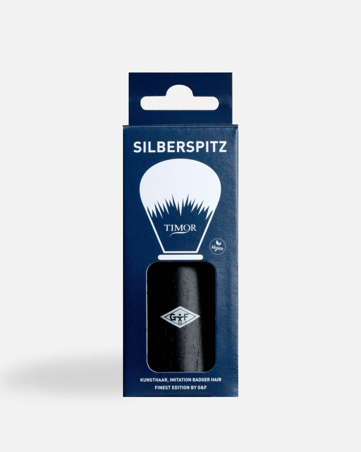 Giesen & Forsthoff Timor Rasierpinsel Synthetik – Esche Schwarz
