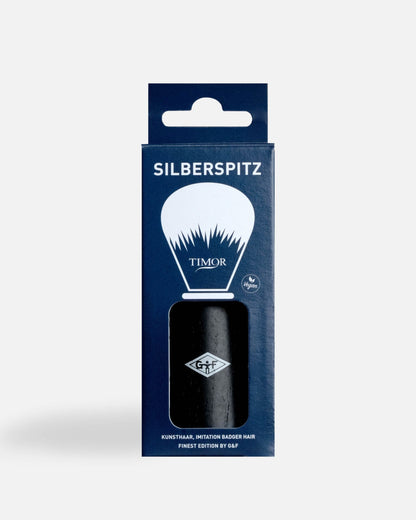 Giesen & Forsthoff Timor Rasierpinsel Synthetik – Esche Schwarz