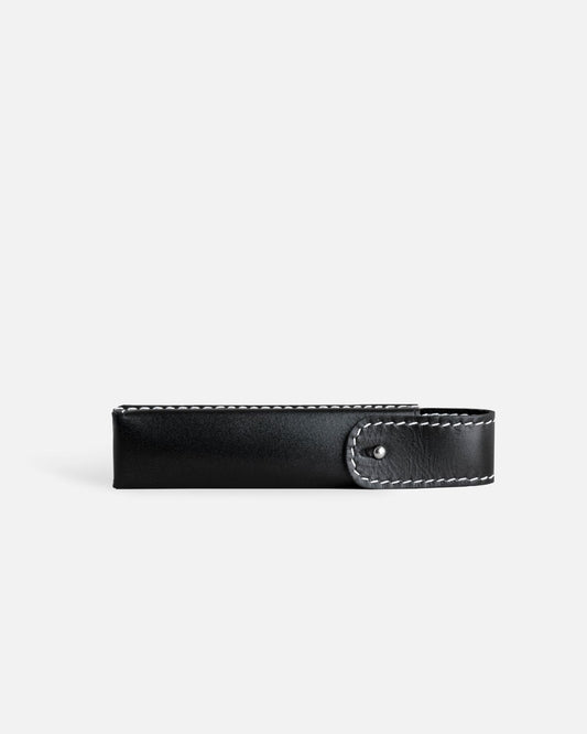 Giesen & Forsthoff Timor Rasiermesser-Etui – Leder Schwarz