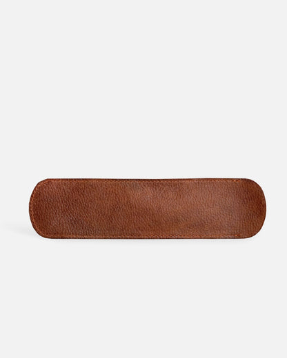 Giesen & Forsthoff Timor Rasiermesser-Stecketui – Leder Braun