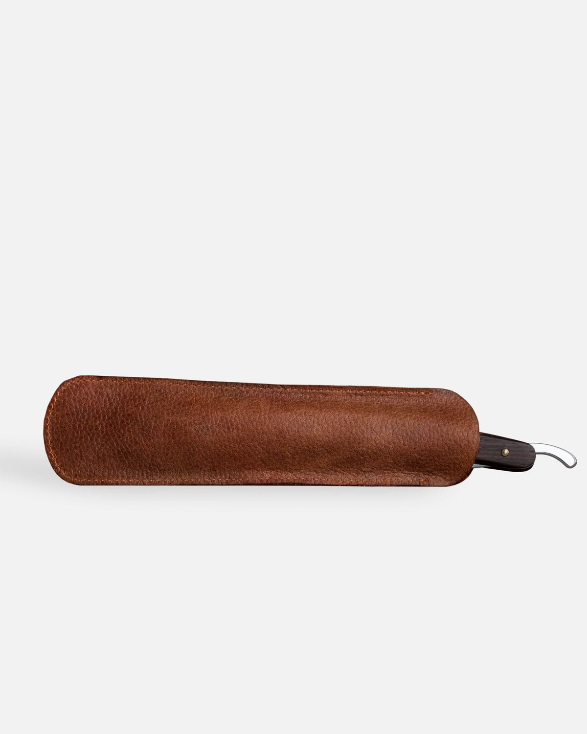 Giesen & Forsthoff Timor Rasiermesser-Stecketui – Leder Braun