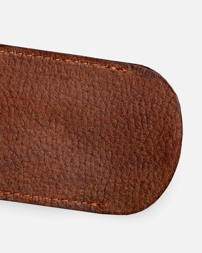 Giesen & Forsthoff Timor Rasiermesser-Stecketui – Leder Braun