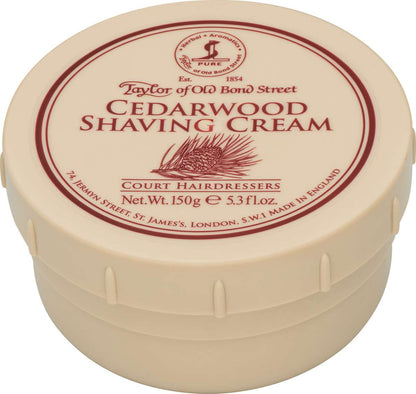 Taylor of Old Bond Street Shaving Cream - Cedarwood
