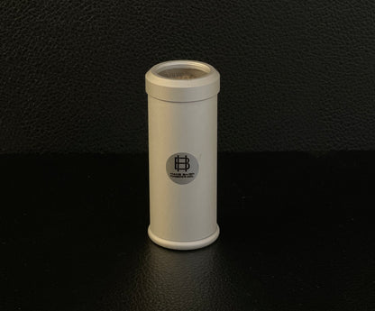 Travel Shaving Brush Aluminum Silver