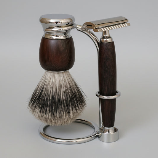 Rasierset Wengenholz Hobel