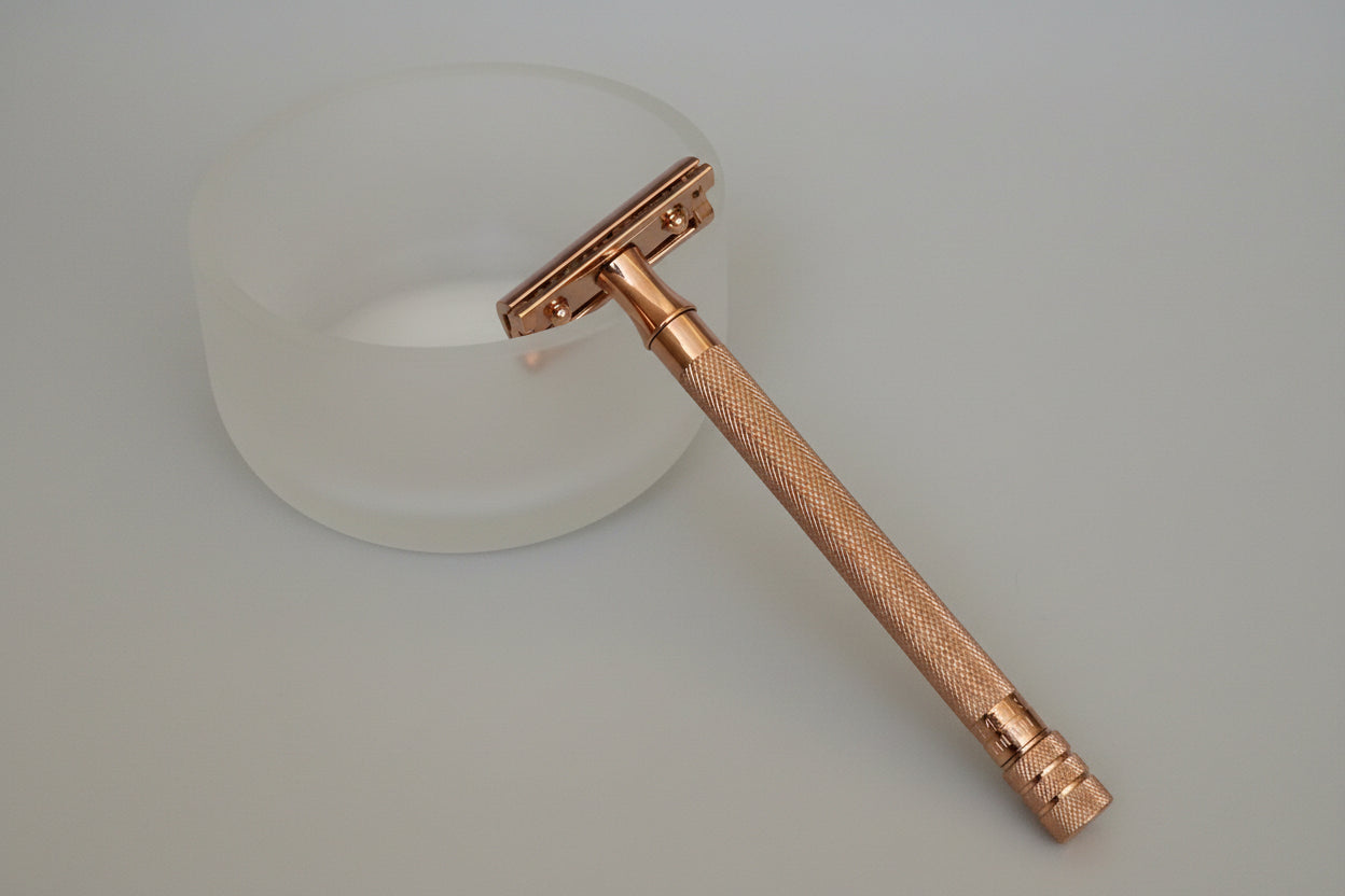 Merkur Rasierhobel 24G (Roségold)