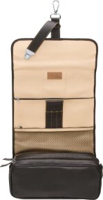 Hanging toiletry bag