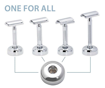 Safety Razor Holder 4006 (Matte Chrome)